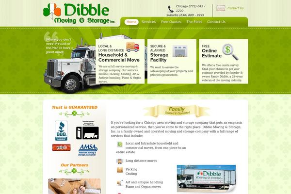 dibblemoving.com site used O-theme