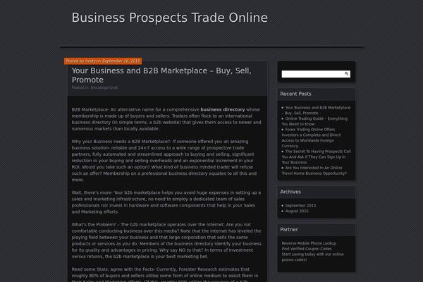 Parament theme site design template sample