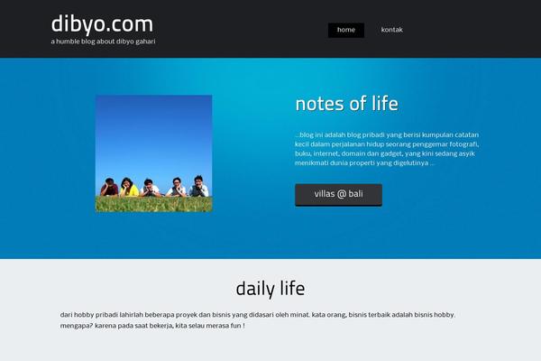 Alexandria theme site design template sample