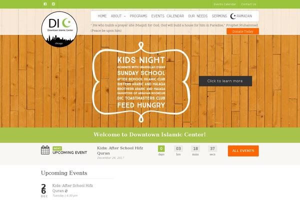 Site using Social Icons Widget plugin
