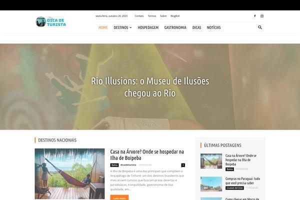 Newspaper theme site design template sample