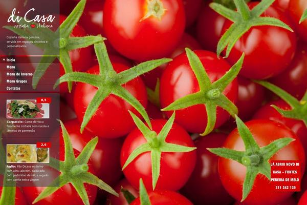 Ristorante theme site design template sample