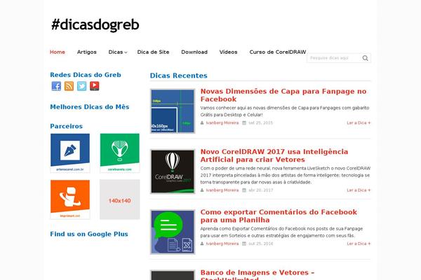Spotlight theme site design template sample