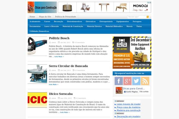 Resizable theme site design template sample