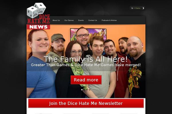 dicehatemegames.com site used Organic-color