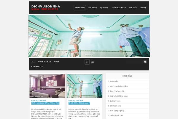 Gadgetry Parent theme site design template sample