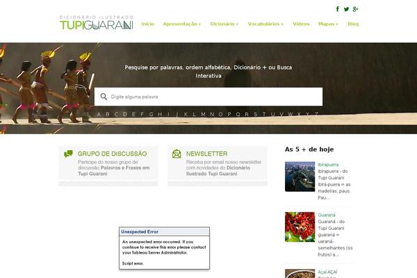 dicionariotupiguarani.com.br site used Support Desk