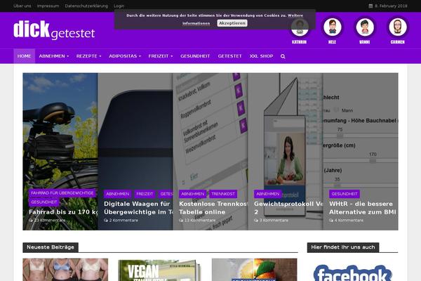 Herald theme site design template sample