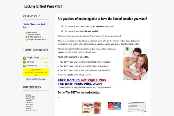 Supernova theme site design template sample