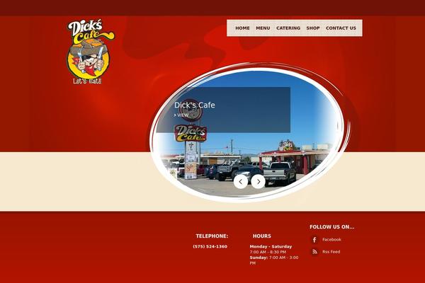 Cooker theme site design template sample