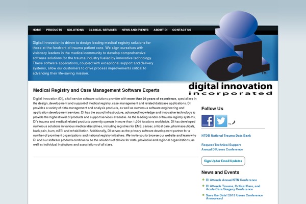 Productum theme site design template sample