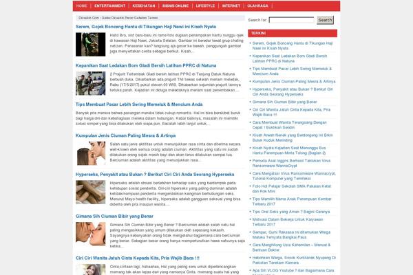 Sahifa theme site design template sample