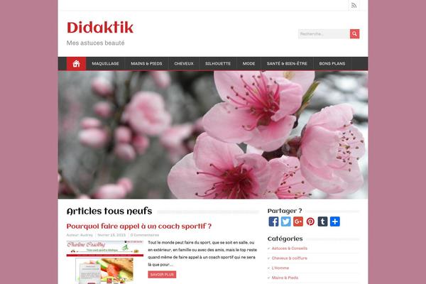 MineZine theme site design template sample