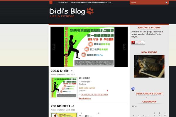 Mina theme site design template sample