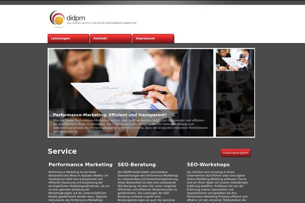 Thesis 1.8.3 theme site design template sample