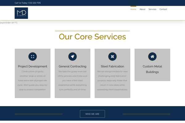 Avada theme site design template sample