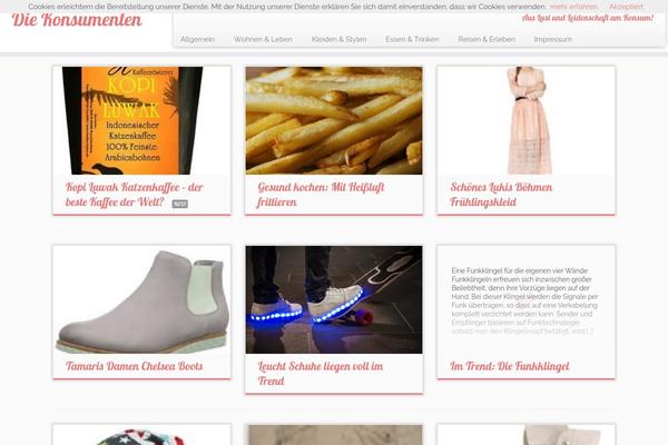 Customizr theme site design template sample