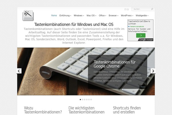 Chameleon Child theme site design template sample