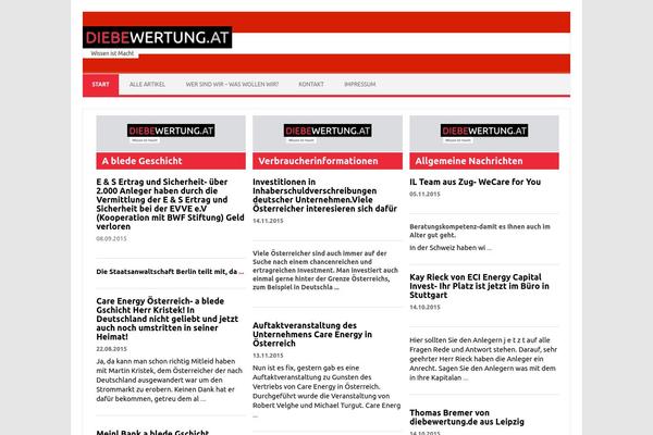 Iconic One theme site design template sample