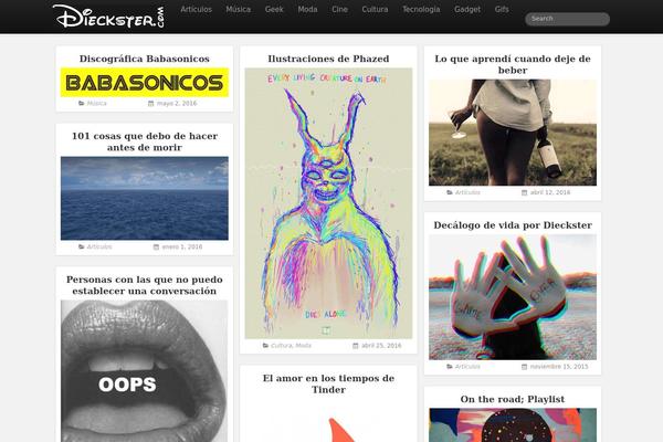 PR News theme site design template sample