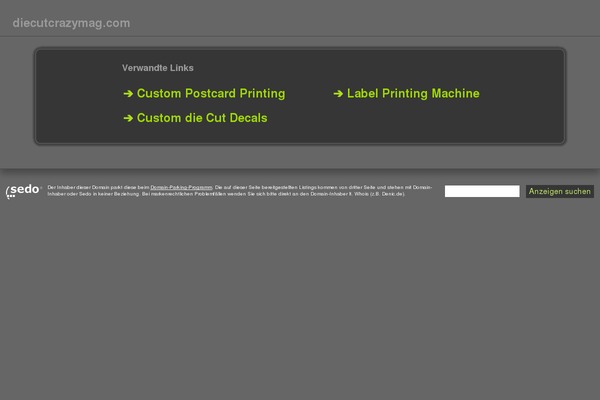 diecutcrazymag.com site used One In A Million