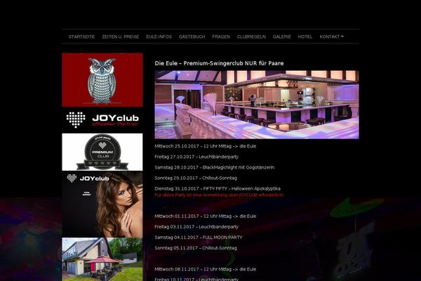 Coral Dark theme site design template sample