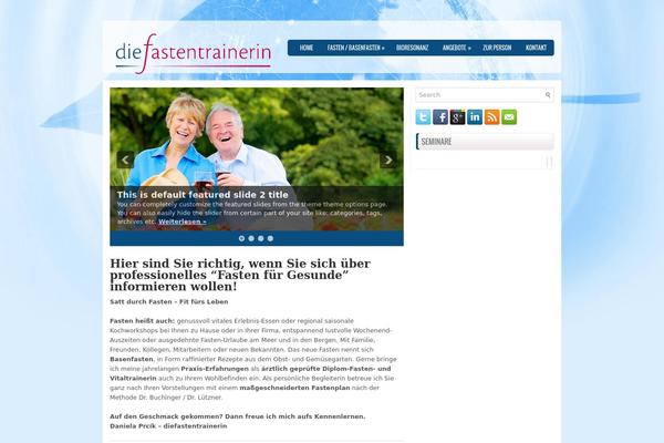 Healthstyle theme site design template sample