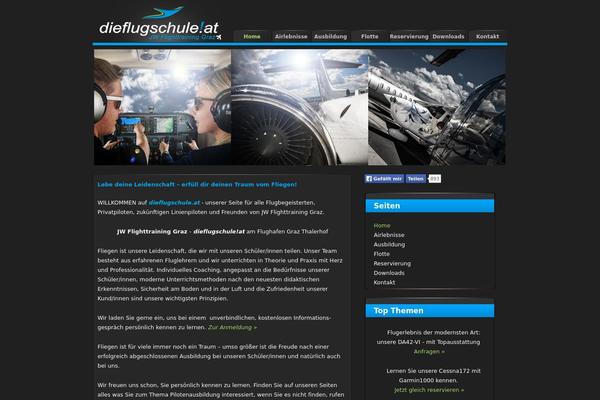 dieflugschule.at site used Blue-black