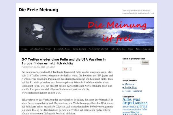 Clean Journal theme site design template sample