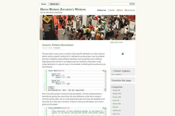 Misty Look theme site design template sample