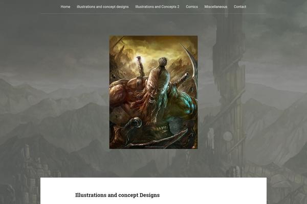 Padhang theme site design template sample