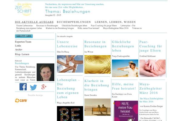 Site using Feature A Page Widget plugin