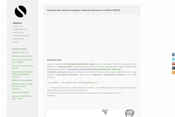 Ink theme site design template sample