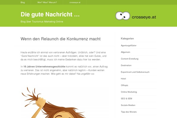Cascade theme site design template sample