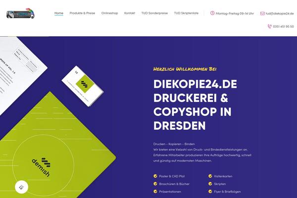 CopyPress theme site design template sample