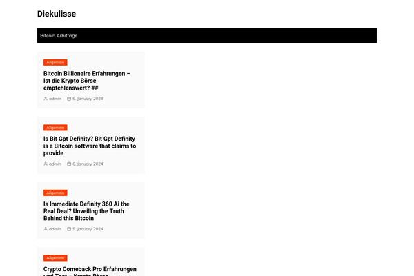 Cream Magazine theme site design template sample