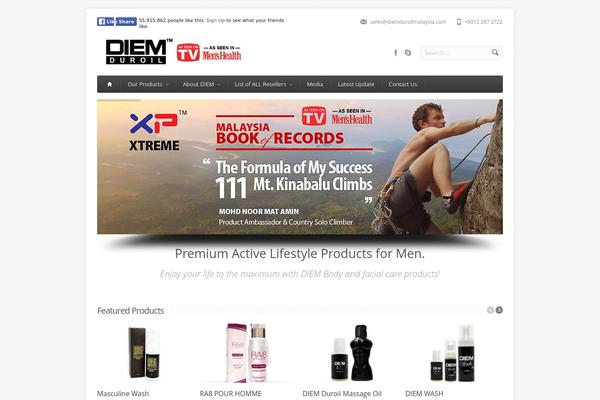 Aqua theme site design template sample