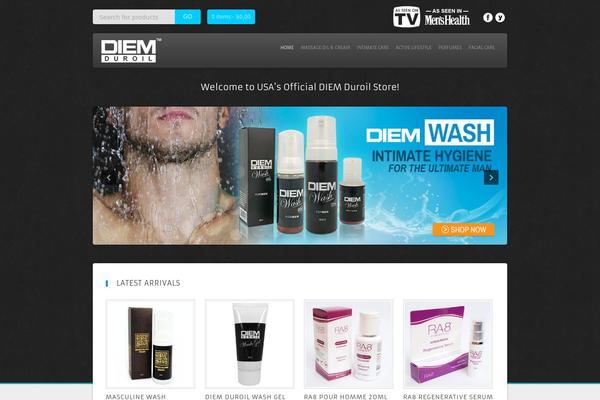 diemduroilstore.us site used Zeux-e-commerce