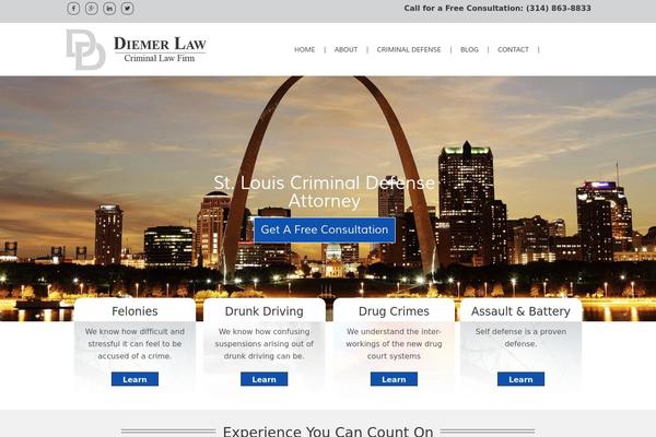 Derrick theme site design template sample