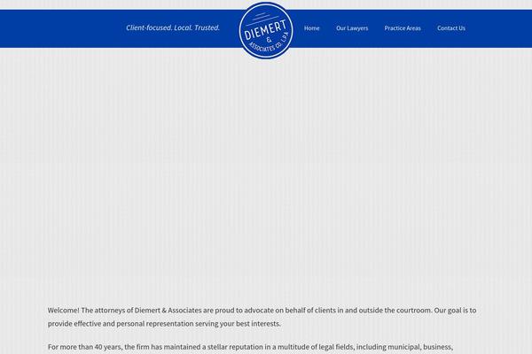 Minimum Pro theme site design template sample