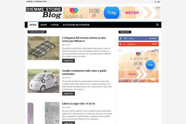 NewsMag theme site design template sample