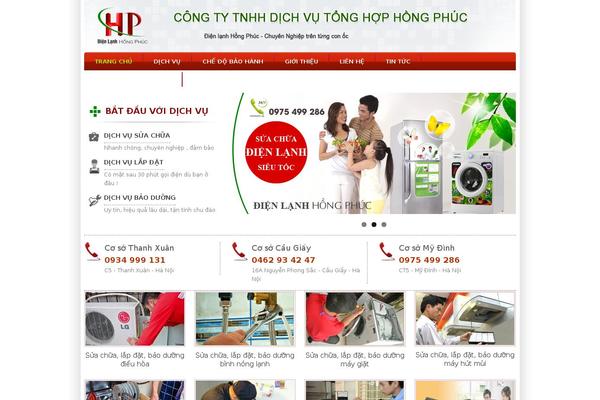 dienlanhhongphuc.vn site used Vietnit