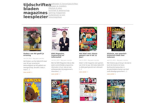 Digest theme site design template sample