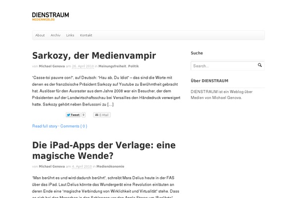 Cocoa theme site design template sample