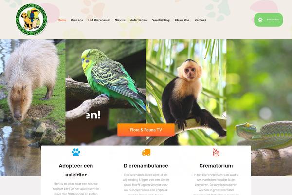 Petsland theme site design template sample