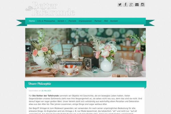 iRibbon theme site design template sample