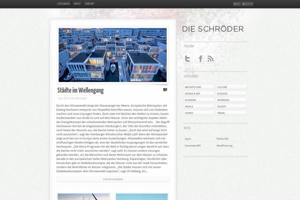 dieschroeder.com site used Sancho