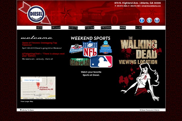 Test theme site design template sample