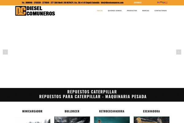 Site using Tilt-js_composer plugin