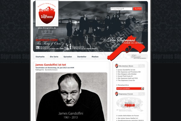 diesopranos.de site used Sopranos